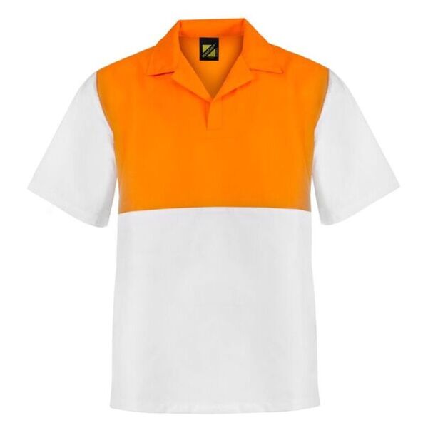 Unisex Food Industry Hi Vis Two Tone Jac Shirt - Short Sleeve Thumbnail